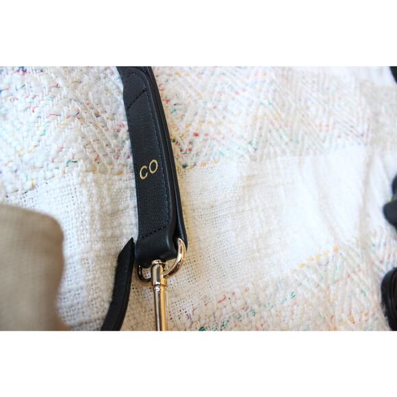 Cuyana Brown Canvas Triple Zipper Weekender Travel Bag - Picture 7 of 8